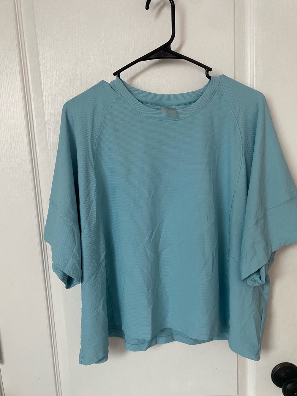 CALIA by Carrie Underwood Sky Blue Short Sleeve Boxy Tee
